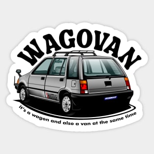 3G CIVIC WONDER WAGOVAN SHUTTLE Sticker